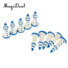 Мини Смола маяк для кукол Дом Сад двора растение комнатный Декор миниатюрные изделия из смолы микро пейзаж DIY игрушка