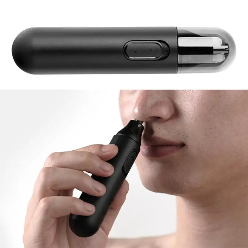 

Mini Portable Electric Nose Hair Trimmer Nose Hair Cut For Men Women Waterproof Nose Hair Trimmer Clipper