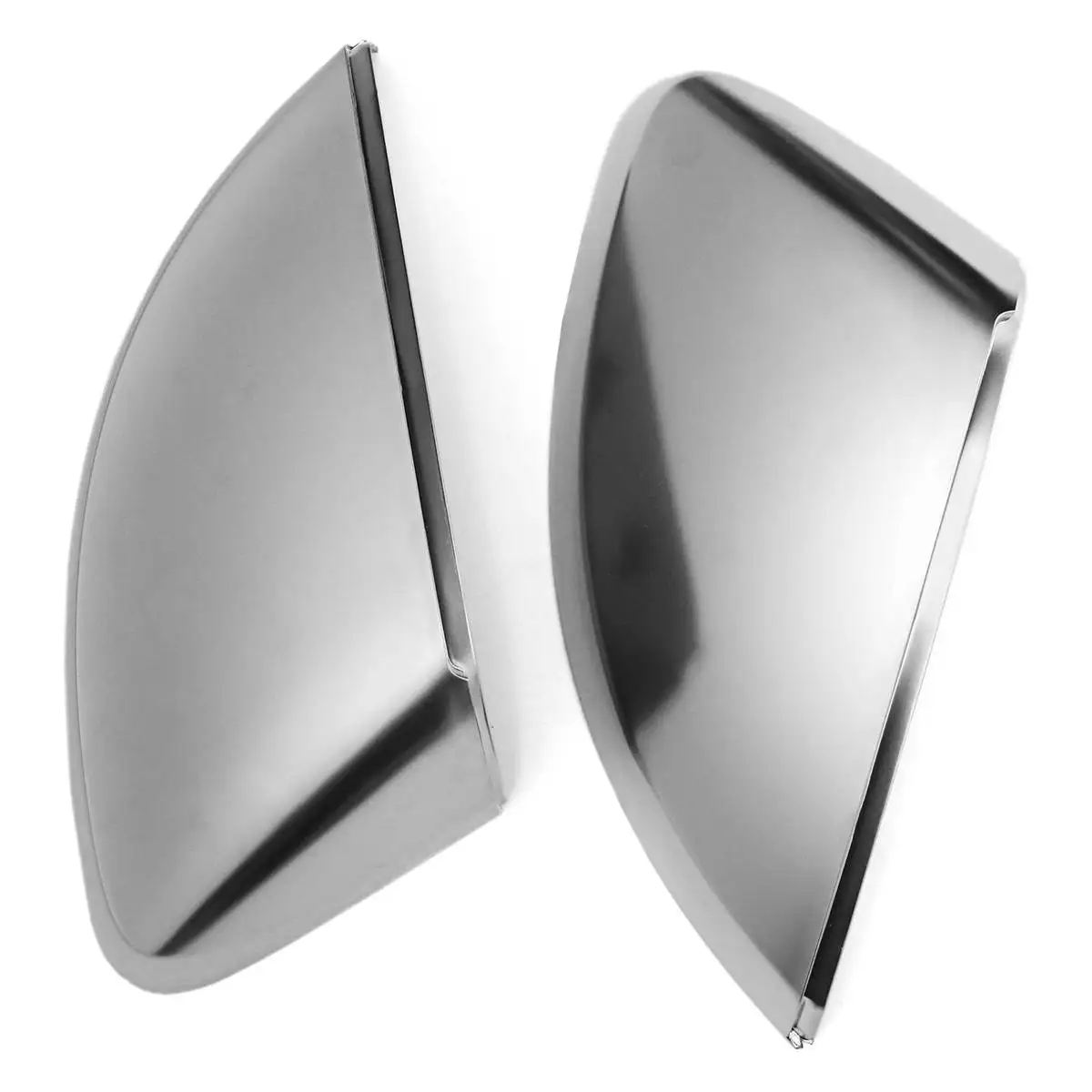 

ABS Review Mirror Cover Side Wing Mirror Cover Shell Matte Silver Mirror Caps Chrome For Audi A3 S3 8V 2014 2015 2016 2017 2018