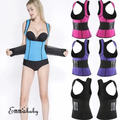 

ITFABS Plus Size Thermo Shaper Overbust Corsets Bustier Underbust Waist Trainer Cincher Size S-XXXL