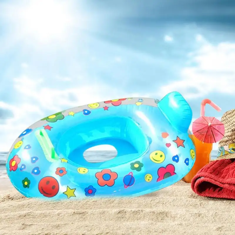 Детское надувное кольцо для плавания с мультяшным принтом, детский надувной круг для плавания, милый детский надувной круг для плавания