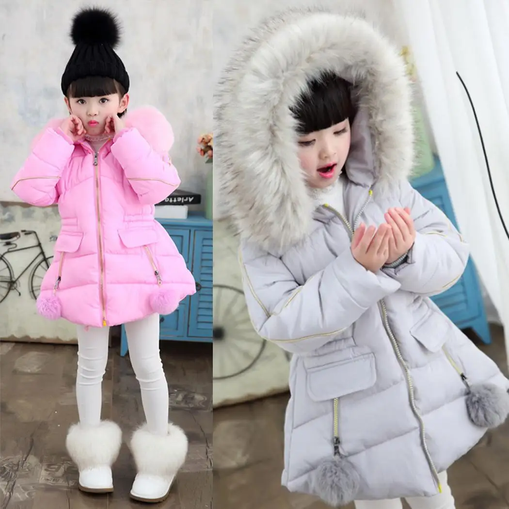 

Children young girl winter warm jacket cotton jacket baby jacket kids coat kids clothing