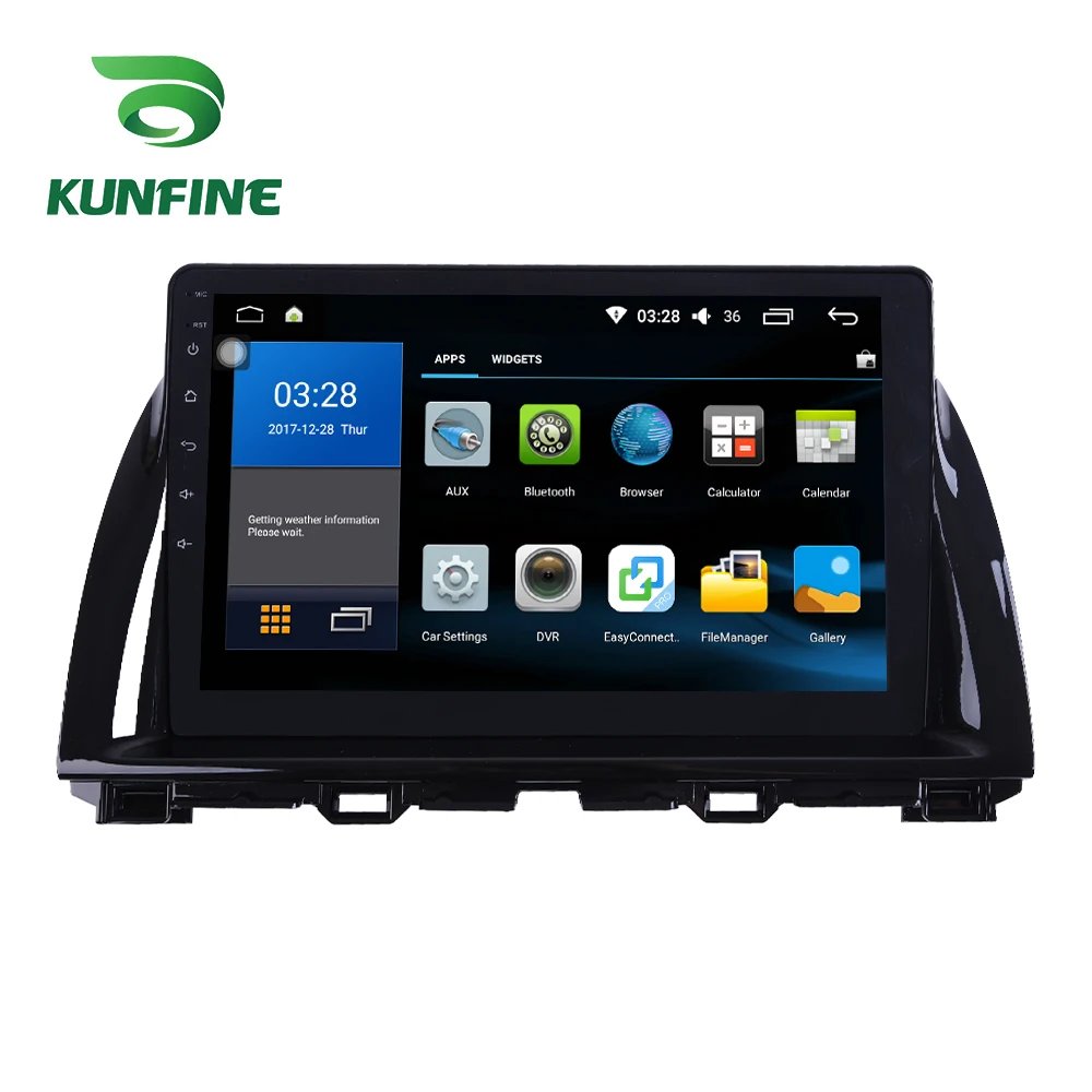 Octa Core 1024*600 Android 8.1 Car DVD GPS Navigation Player Deckless Car Stereo For Mazda CX5 2015