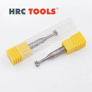 

D15-d10x1.5Hx4cx10Dx60L Tungsten Steel Solid Carbide Endmill HRC55 T Slot CNC Milling Cutter