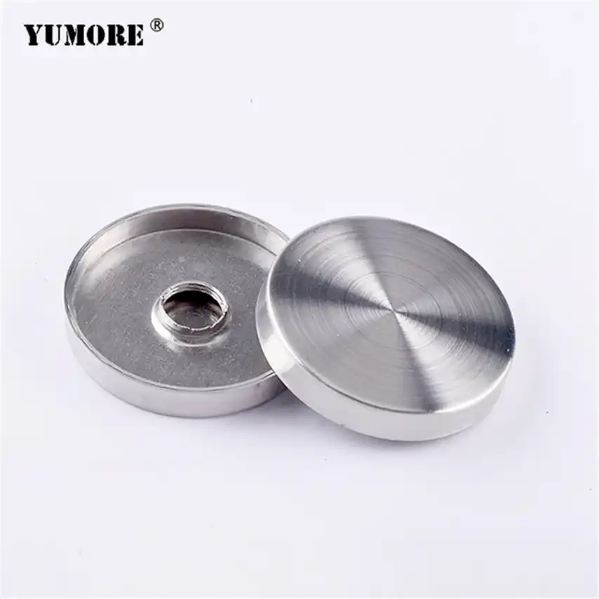 12 Set Stainless Steel Screw Decorative Cover Advertising Nail Glass
