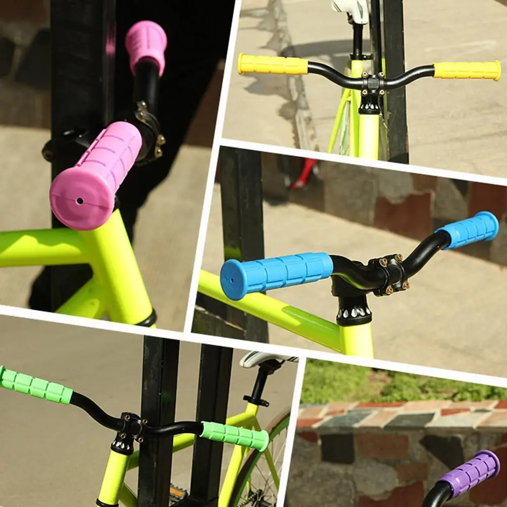 1 пара резиновых захватов Fiets Stuur, крышки для горных Fiets Handgrepen, противоскользящие рукоятки Fietsen, фиксированная Шестерня fiets Onderdelen