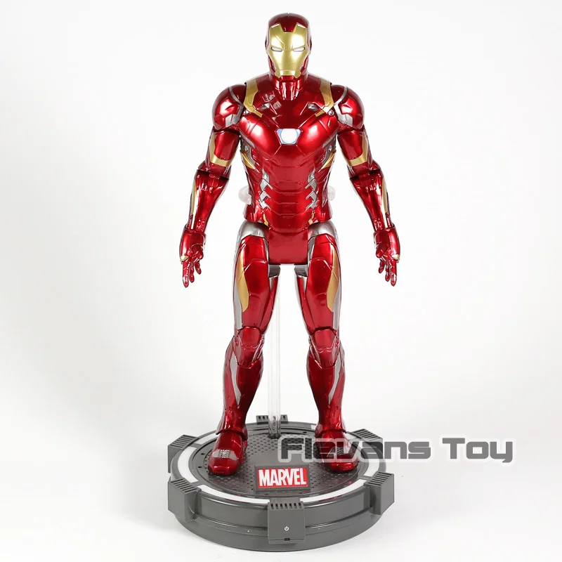 

Marvel Captian America Civil War Iron Man with LED Light PVC Action Figure Collectible Model Toy