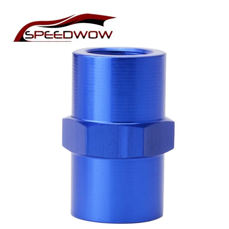 

SPEEDWOW Straight Thread Swivel Anodized Fittings NPT Female 1/8" Couplers Oil/Fuel/Gas Line Hose End Adaptor AN4 6 8