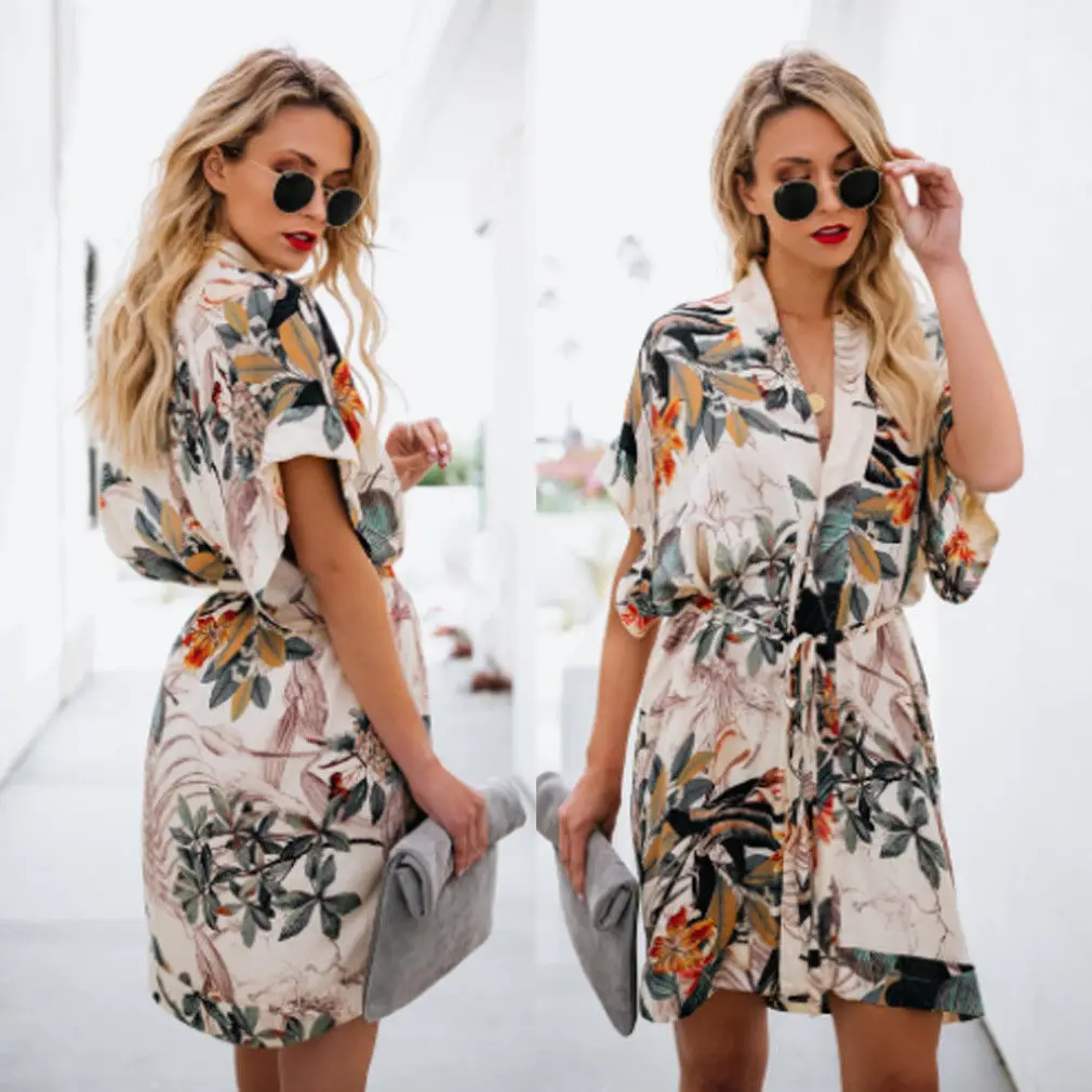 

Thefound 2019 New Women Beachwear Swimwear Beach Wear Cover Up Tassel Ladies Summer Dress