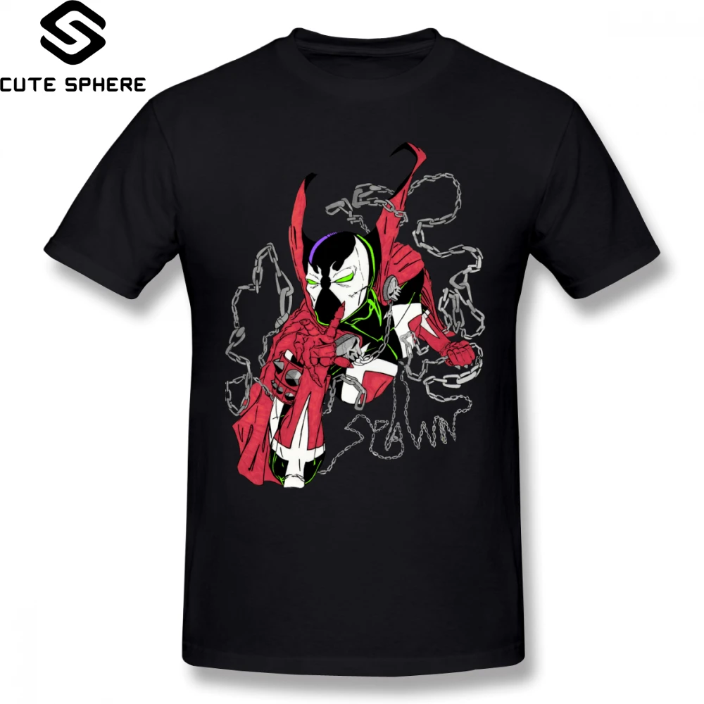 Spawn T Shirt Cartoon Print Spawn T Shirt Cotton Fun Tee Shirt Streetwear Short Sleeve Print 6xl 