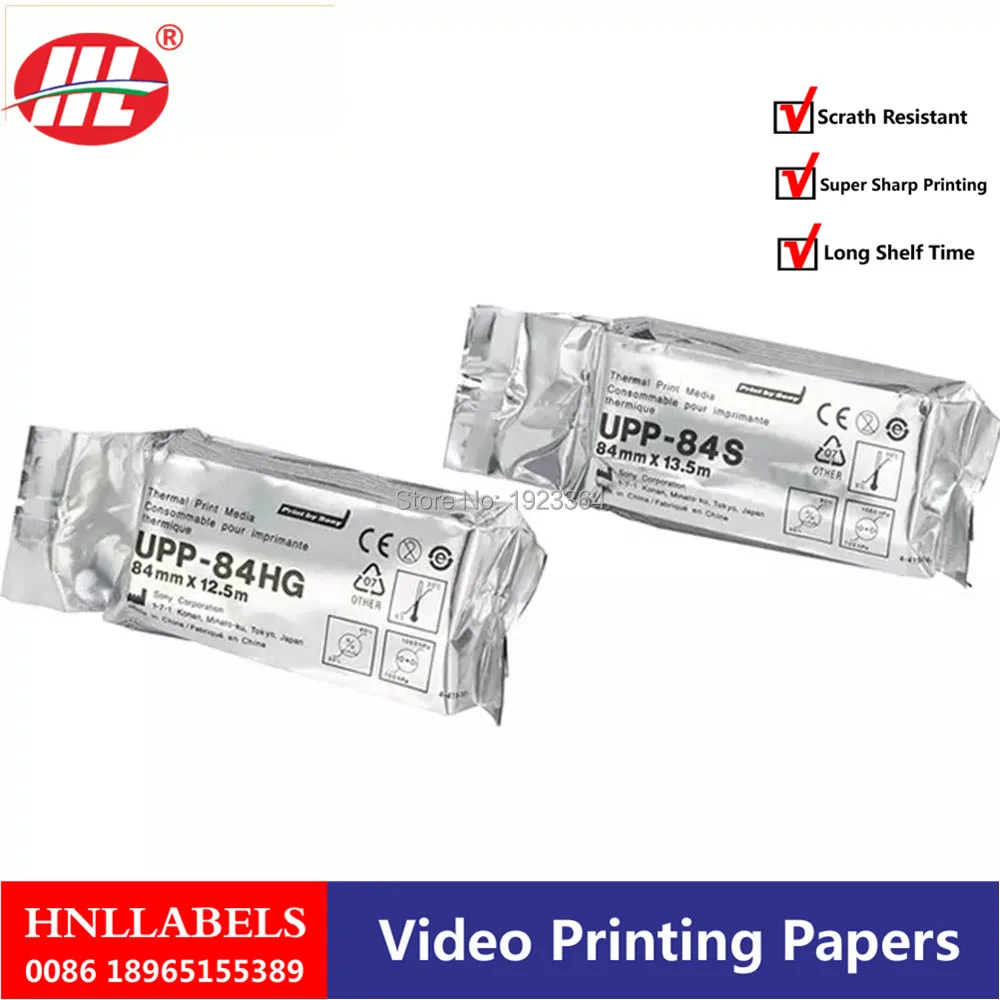 

4X Rolls Widely used medical upp-110s 110mm*20m ultrasound thermal paper roll