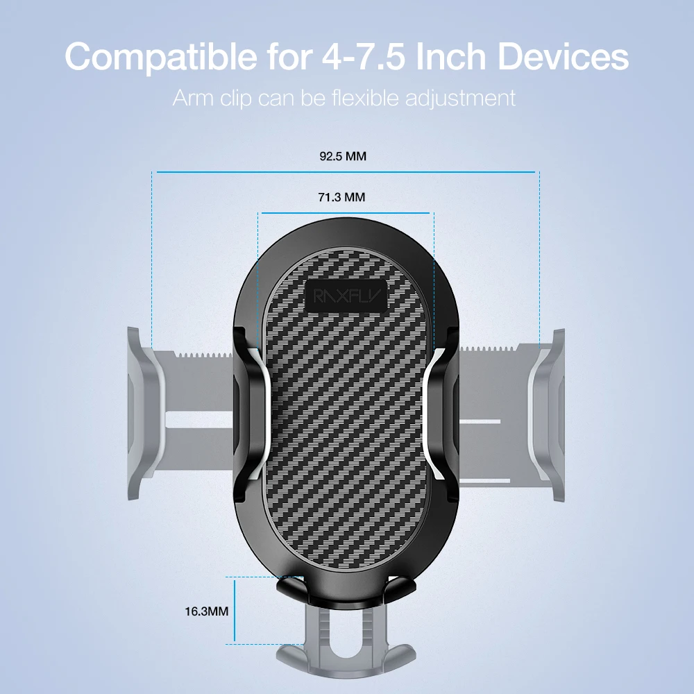 Автомобильный держатель для телефона RAXFLY, автомобильный держатель для мобильного телефона, универсальный держатель для телефона, подставка для iphone, Xiaomi, huawei