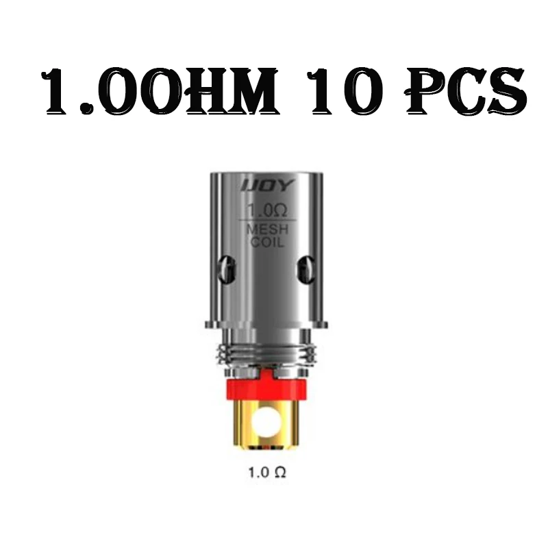 5 шт/10 шт! Оригинальная катушка IJOY Mercury 1.0ohm сетчатая катушка/1.2ohm Обычная для Vape Kit