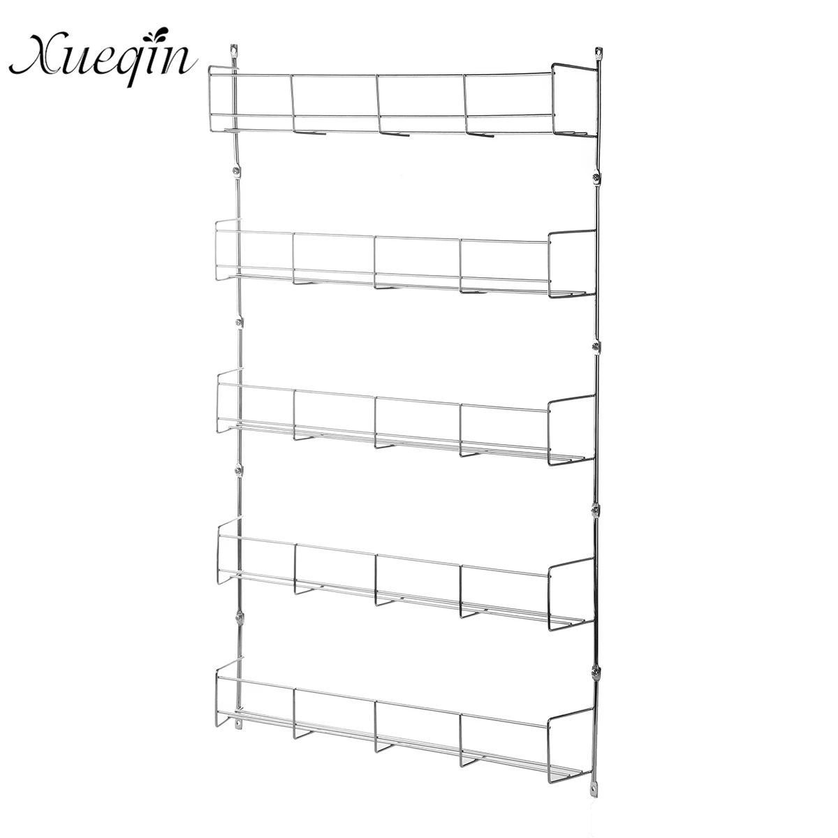 

xueqin 5 layers Kitchen Spice Rack Cabinet Organizer Multifunctional Wall Mount Storage Shelf Pantry Holder For Home Bathroom