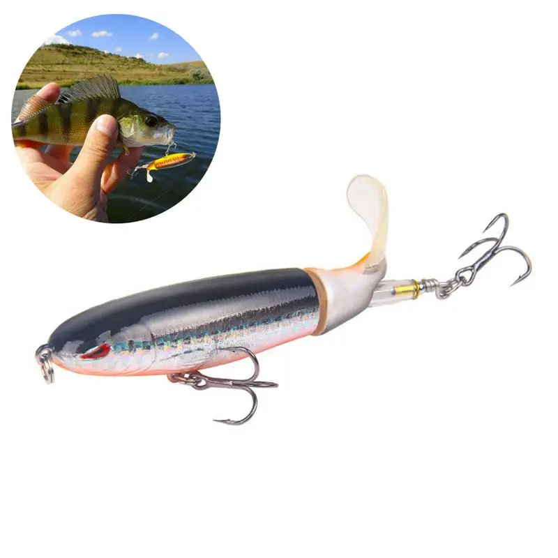 Bait Spinning Soft 13G//10CM Outdoor Bait Propeller Lure Tail Fishing Bait Hard