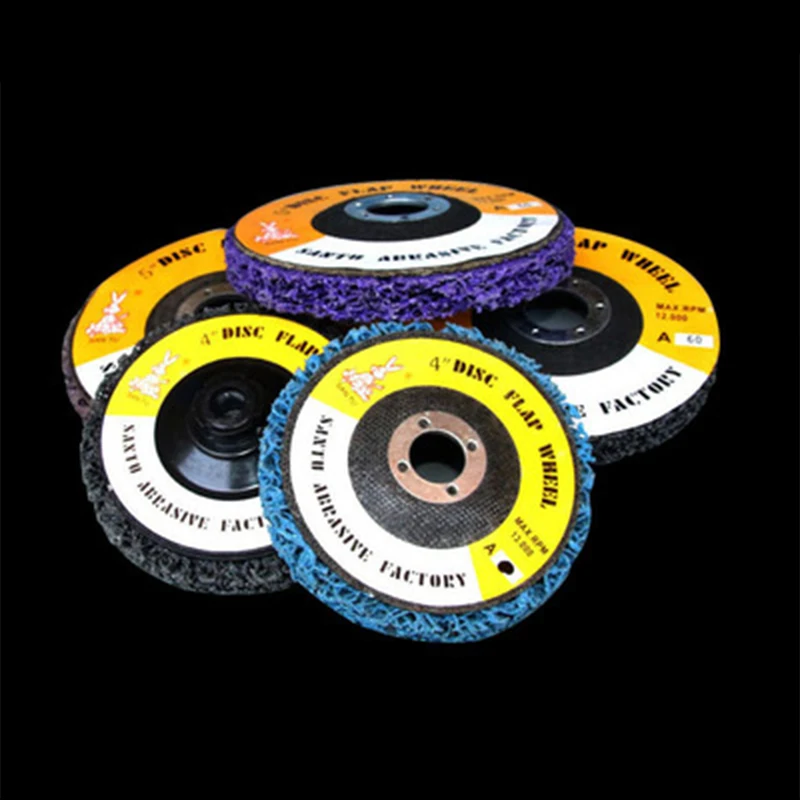 2pcs Polyurethane Strip Disc Black Rust Paint Remover Abrasive Wheel