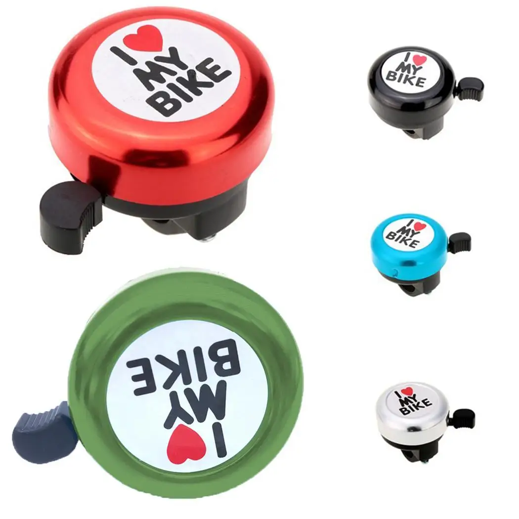 

Bicycle Mountain Bike Aluminum Bell Cute Mini Modern Warning Handlebar Straps Bell Letter Print