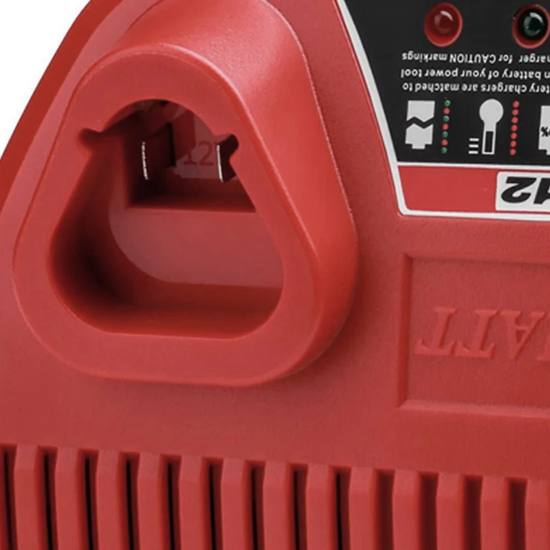 ЕС Plug Ac220-240V литий-ионный Зарядное устройство для Milwaukee M12 N12 Вход Выход 12 V 10,8 V 48-59-2401 48-11-2402 Мощность инструменты
