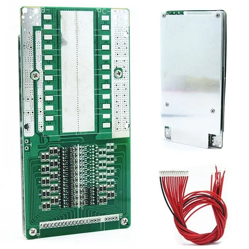 

Pohiks 48V 14S Lithium Batteries Power Protection Board 45A Li-ion Lipolymer Battery BMS PCB With Balance For Ebike Escooter