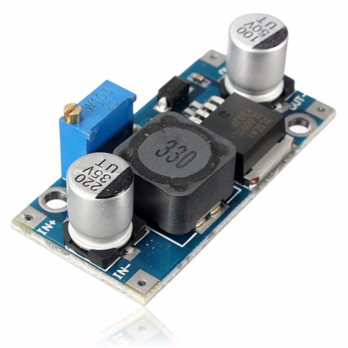 

3A XL6009 DC-DC 50KHz Adjustable Step Up Power Converter Module 47 x 26 x 15 mm