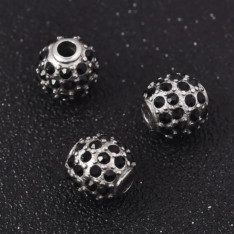 

European metal beads Stainless Steel DIY Jewelry Bracelet Accessories