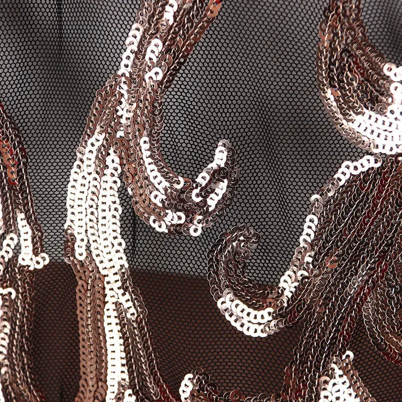 lower price  sequin jacket Women Long Sleeve festival Gold jacket chaqueta Outwear Clubwear slim elegant ladies 