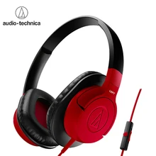 Audio-Technica ATH-AX1iS Накладные наушники портативные гарнитуры 3,5 мм Проводные Игровые наушники с встроенным микрофоном и управлением