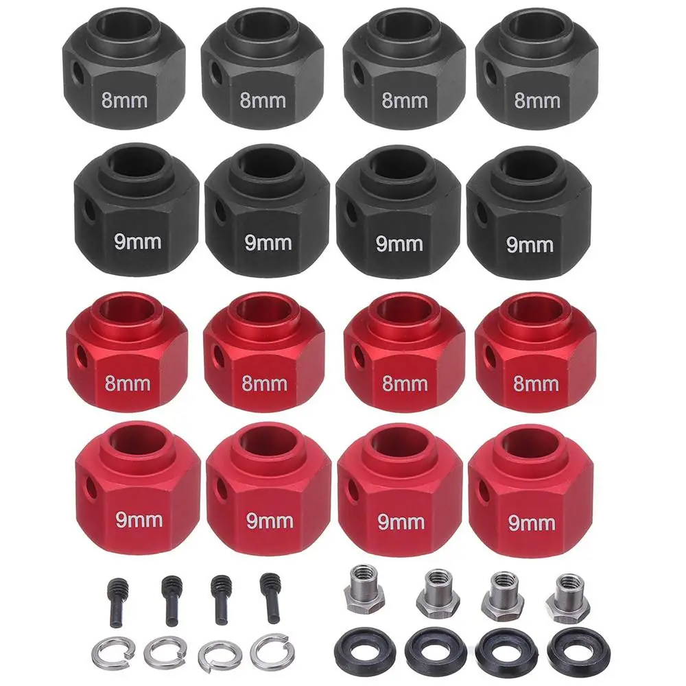 

LeadingStar 1 Set 8mm/9mm Widen Adapter Widening Kit for 1/10 RC Car TRAXXAS TRX-4 TRX4 Trucks Wheels