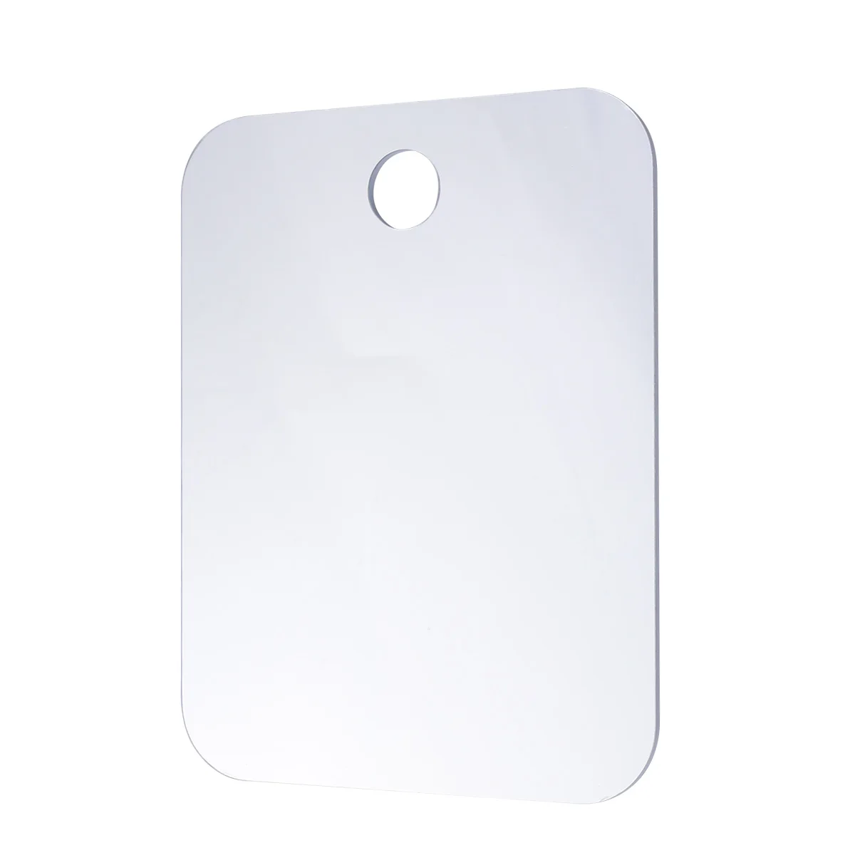 

1PC Fog Shower Mirror Bathroom Fogless Fog Free Mirror Washroom Travel For Man Shaving Mirror 17.3 X 13.2cm