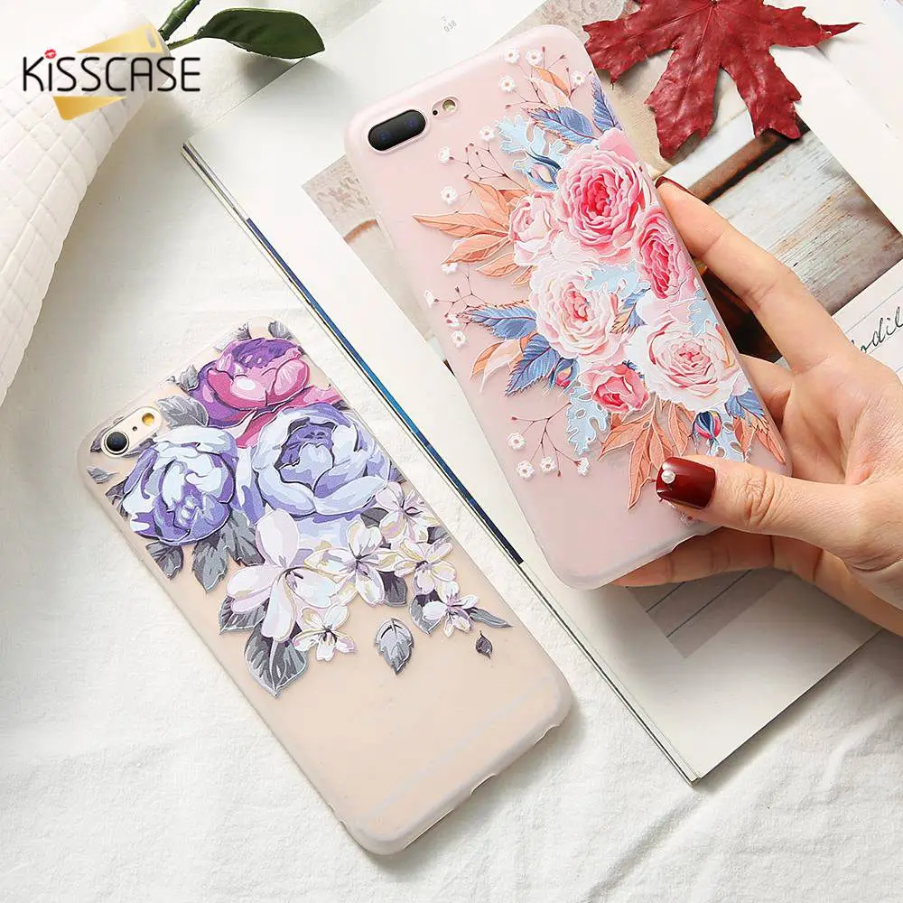 Чехол для телефона KISSCASE с цветочным узором Huawei P30 P20 lite pro 3D мягкий чехол Honor 10 Mate 20