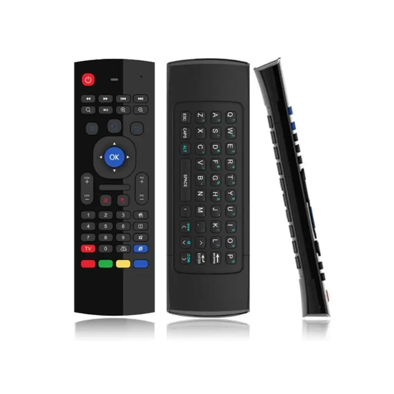 

2.4G Microphone Fly Air Mouse Mini Keyboard IR Learning Wireless Remote Control VS MX3 6-Axis Gyroscope Gamepad for Android TV