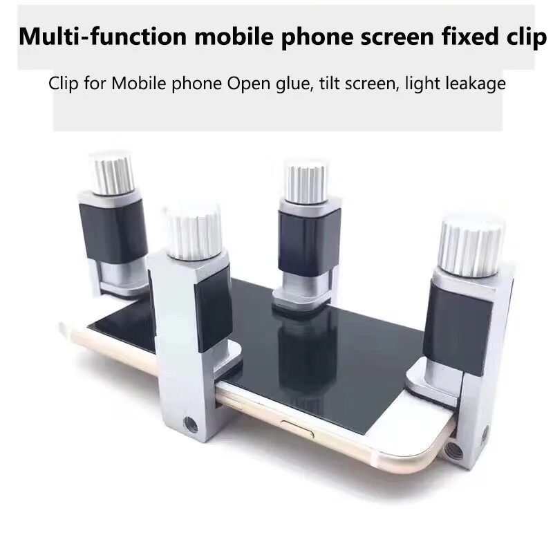 

4pcs/Set Adjustable LCD Screen Fastening Clamp Phone Repair Tool Set For iphone for Samsung Tablet metal Screen Fixture Clip