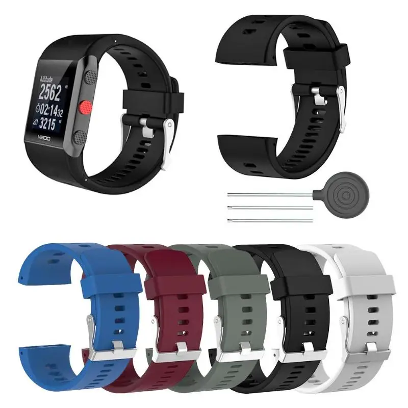  ALLOYSEED Silicone Replacement Wrist Watch Band for Polar V800 Smart Bracelet with Tool Smart watch - 32959008305