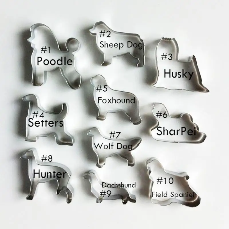 

Dog Shape Cookie Mold Cake Footprint Shape Decorating Fondant Cut Tool Cookies Muffin Molds Kitchen Cake Tool A20