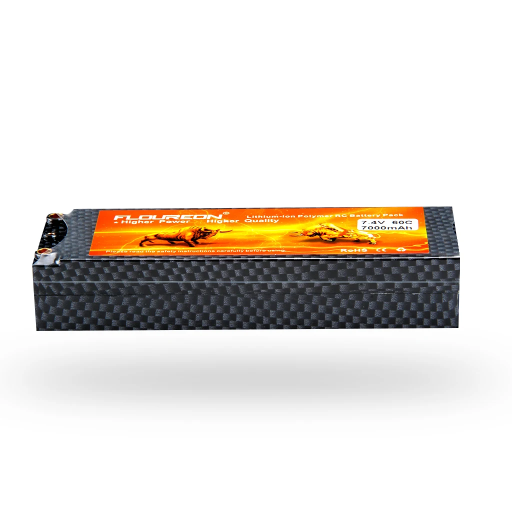 2 S 7 4 V 7000 mAh 60C литий полимерная заряжаемая батарея (разъем типа deans) для
