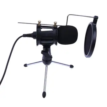 

Professional Portable Desktop Condenser Microphone Stand Holder Tripod Set