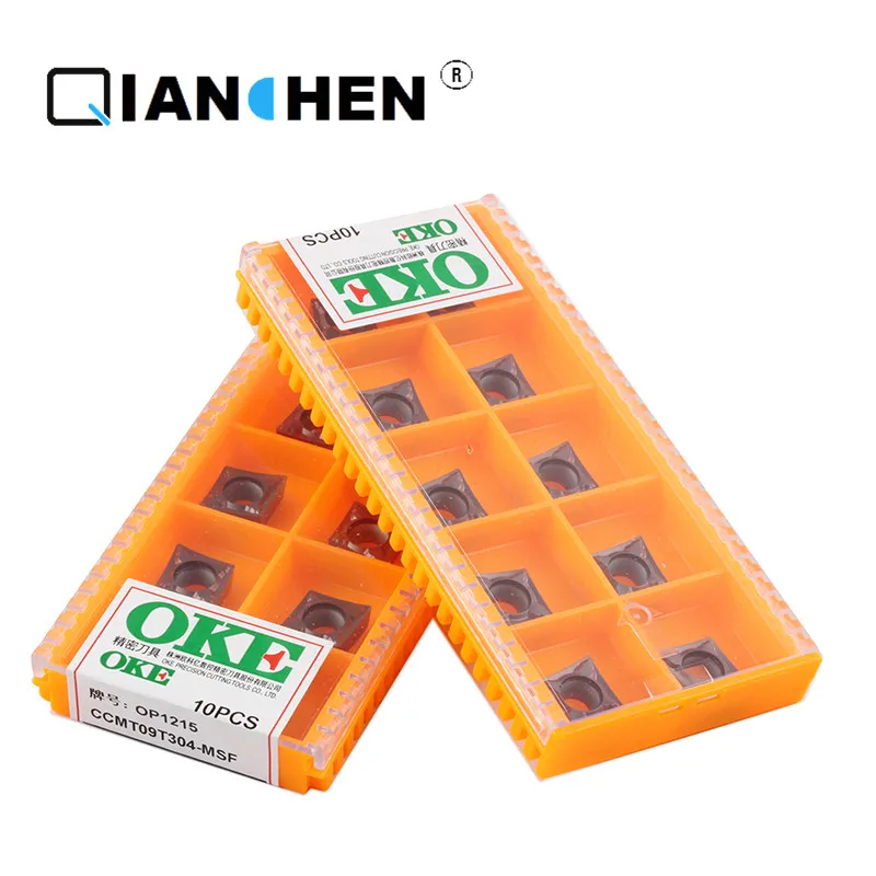 

Original quality OKE 10pcs/lot high precision high performance high strength CNC CCMT09T304-MSF OP1215 industry carbide inserts