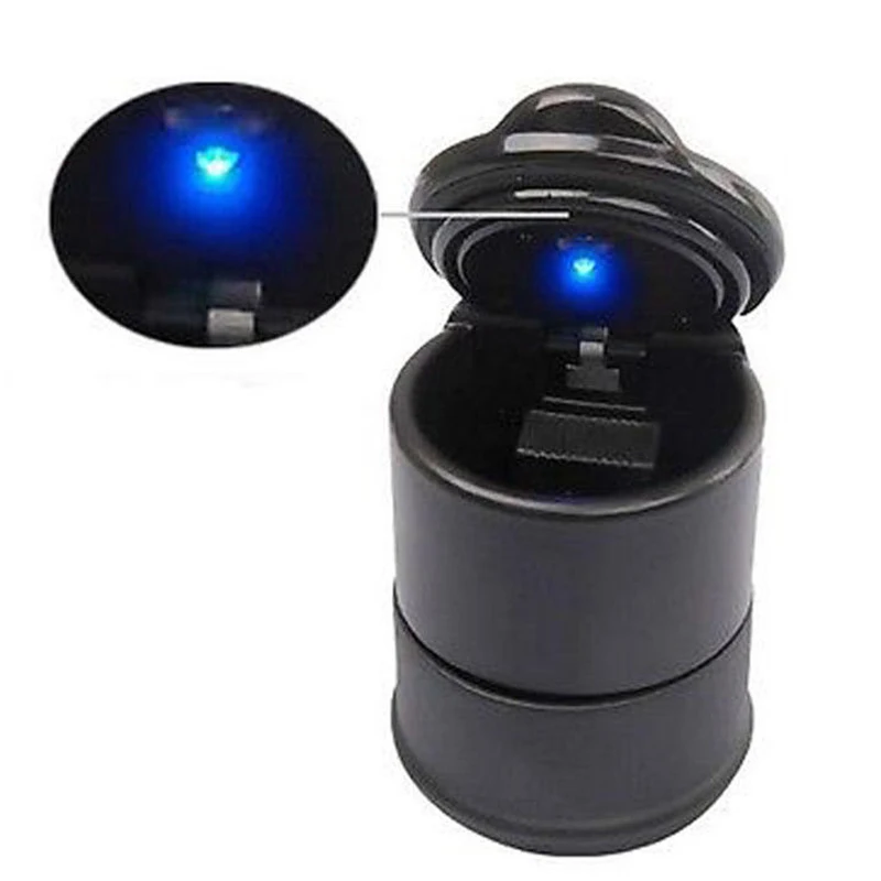 

Portable Auto Car Truck LED Cigarette Smoke Ashtray Ash Cylinder Cup Holder Port