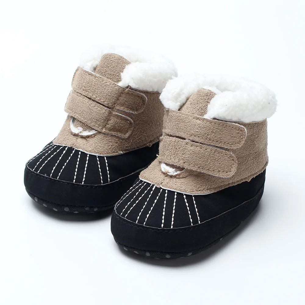 

Top Quality Baby Boys Winter Boot Soft Sole Infant Toddler First Walkers