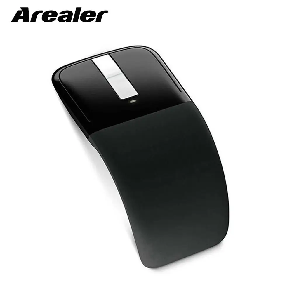 

Poratble Optical Arc Touched Wireless Mouse Silent USB Charging Gaming Folding With USB Receiver Foldable wireless office mouse