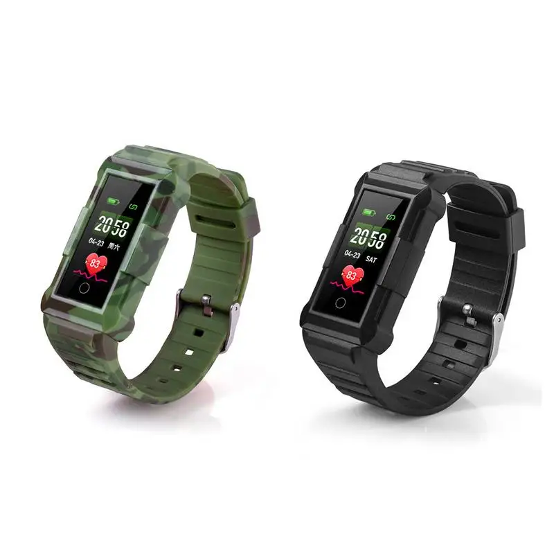 

DX800 Camouflage Sports Smart Watch Waterproof Heart Rate Sleeping Monitoring Pedometer Call Reminder Color Screen Bracelet