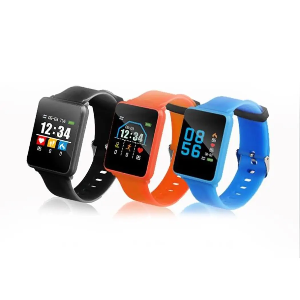 Multifunction Smart Watch Blood Pressure Bracelet Heart Rate 180mAh Monitor TPU Wristband Bluetooth 4.0 | Электроника