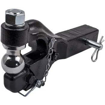 

For 8 Ton Ball Combo Pintle Tow Hook Receiver Arm Hitch Towing 4WD Truck QXPA