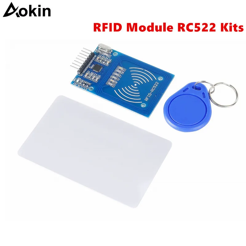 

RFID Module RC522 Kits 13.56 Mhz 6cm With Tags SPI Write & Read for arduino Diy Kit