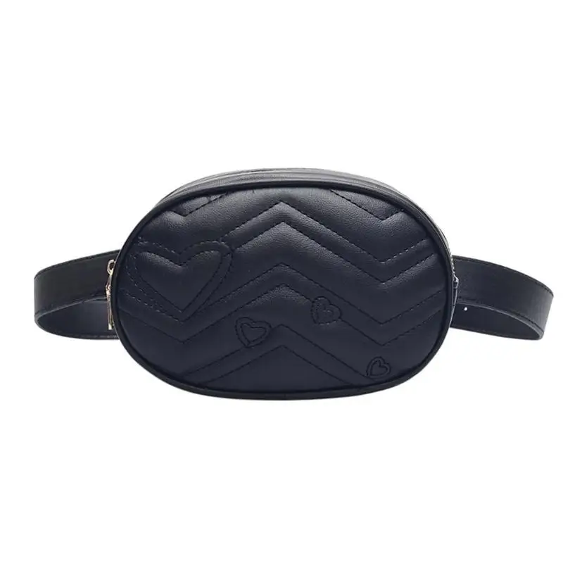 

Shoulder Bag for Women Pack Waist Bag 2019 New Woman Round Belt Crossbody Messenger Bag Luxury Brand Leather Chest Bags Handbag