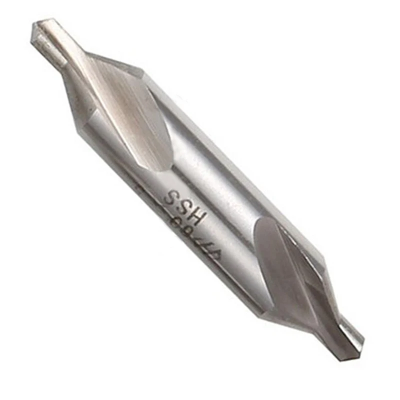 6Pcs HSS Center Drill Bits Set Combined Countersinks Kit 60 Degree Angle 5/3/2.5/2/1.5/1mm Drilling Cutting Tools Mayitr