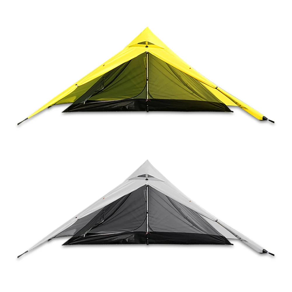

Double Layer Waterproof Camping Tent Outdoor Backpacking Tent Beach Tent for 1-2 People for Fishing Hunting Traveling Hiking