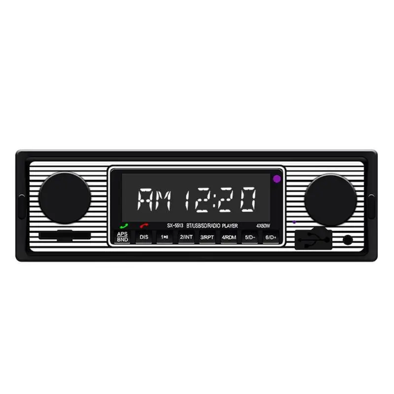 

SWM 5513 LCD Car Stereo MP3 Player FM Radio Bluetooth 4.0 USB AUX Input