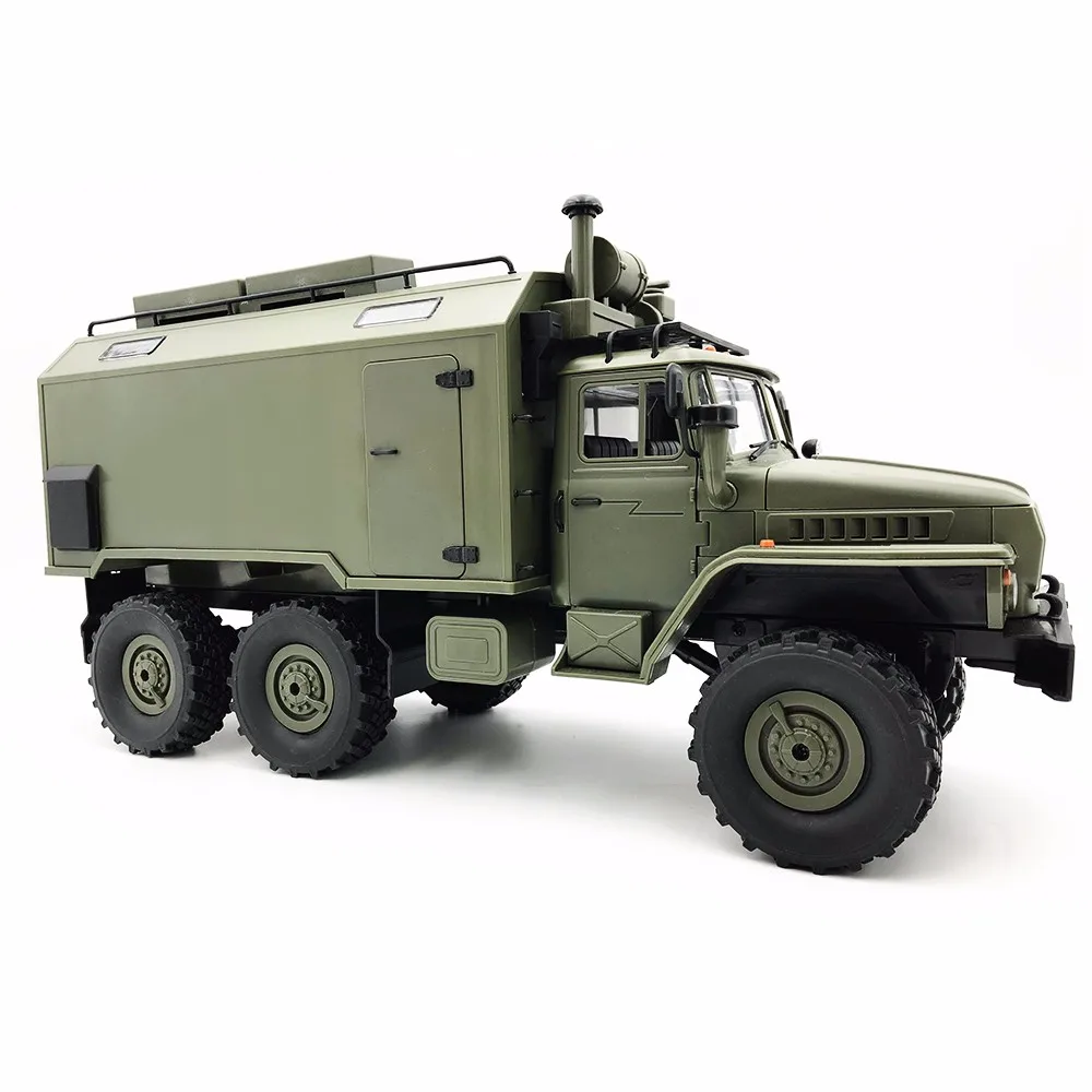 Wpl B36 Урал 1/16 2,4G 6Wd Rc Грузовик Рок Гусеничный командный Коммуникационный автомобиль Rtr игрушка авто армейские грузовики радио игрушки для грузовых автомобилей Rc