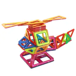 Модель здания Plaything Новый мини Магнитный конструктор Строительный набор Пластиковые Блоки образовательный интеллект для детей подарок
